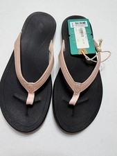 Olukai Hoopio Womens Size 7M Beach Sandals Flip Flop Cushion Comfort Petal Pink