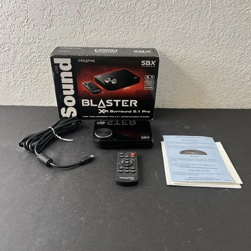Creative Sound Blaster X-Fi Surround 5.1 Pro USB Sound Card SB1095 TESTED