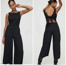Aritzia Wilfred Ecoulement Tie Back Sleeveless Jumpsuit Size S