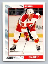 #403 1992-93 Score Tim Hunter Calgary Flames