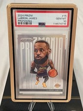 2024 Panini Prizm LeBron James Prizmania PSA 10 GEM MINT SSP Flawless Low Pop