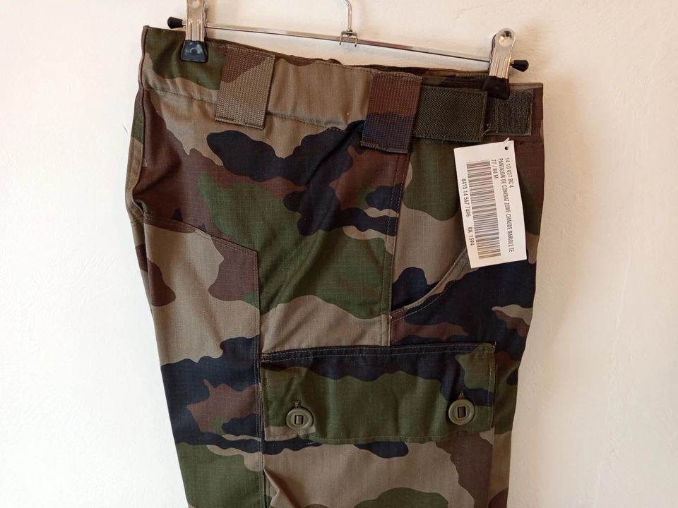 TREILLIS COMBAT ZC 77/84 M MILITAIRE FELIN ARMEE FRANCAISE - Photo 2/4