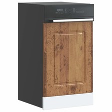 WALPLUS Dishwasher Panel Kalmar Old Wood 45x1.5x67cm Engineered Wood