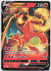 Charizard V 018/159 Crown Zenith Holo