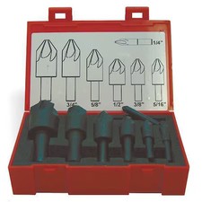 Keo 919-001-054 Countersink Set, 5 Pc, 6 Fl, 90 Deg, Carbide