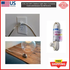 15 Ft. 16/2 SPT-2 Indoor Light-Duty Extension Cord with Remote On/Off Switch