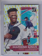 Ronald Acuña Jr 2022 Donruss Optic Voltage Diamond Kings /25 Braves
