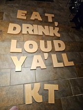 Wooden Alphabet Letters for Decoration