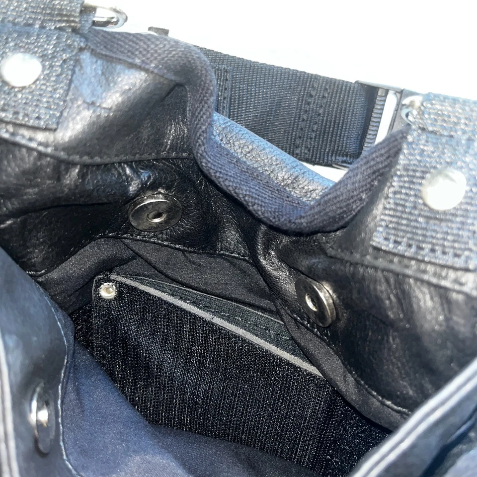 Milwaukee Bolso Muslo Cinturón Cintura Ocultar y Llevar Cuero Negro Nuevo con Etiquetas Foto 4 de 4