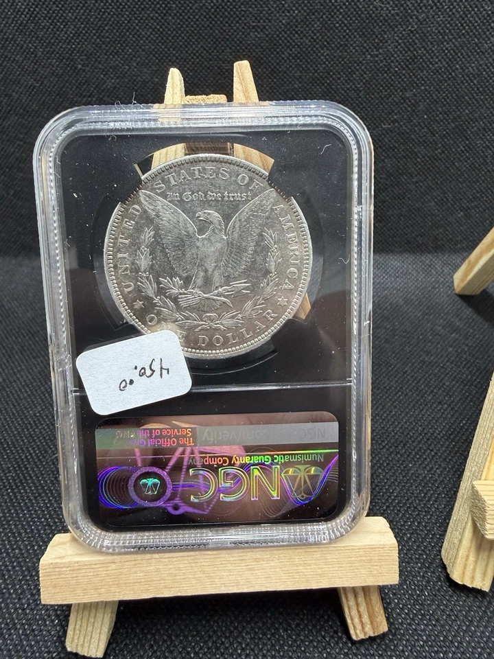 1901 P Morgan  XF40 Vault Box Mosaic NGC Key Date Toning - Image 2 of 4