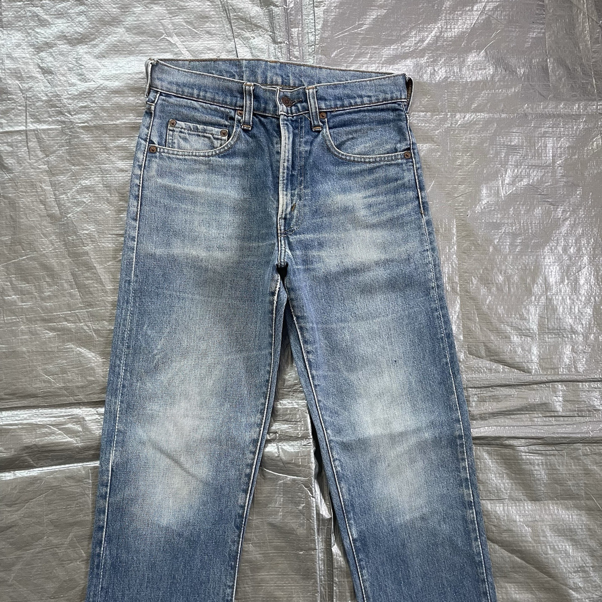 Levis 505 Blue Talon Zip Vintage 70's 80's Faded USA 29x29 Levis 505 Blue Talon Zip Vintage 70's 80's Faded USA 29x29
