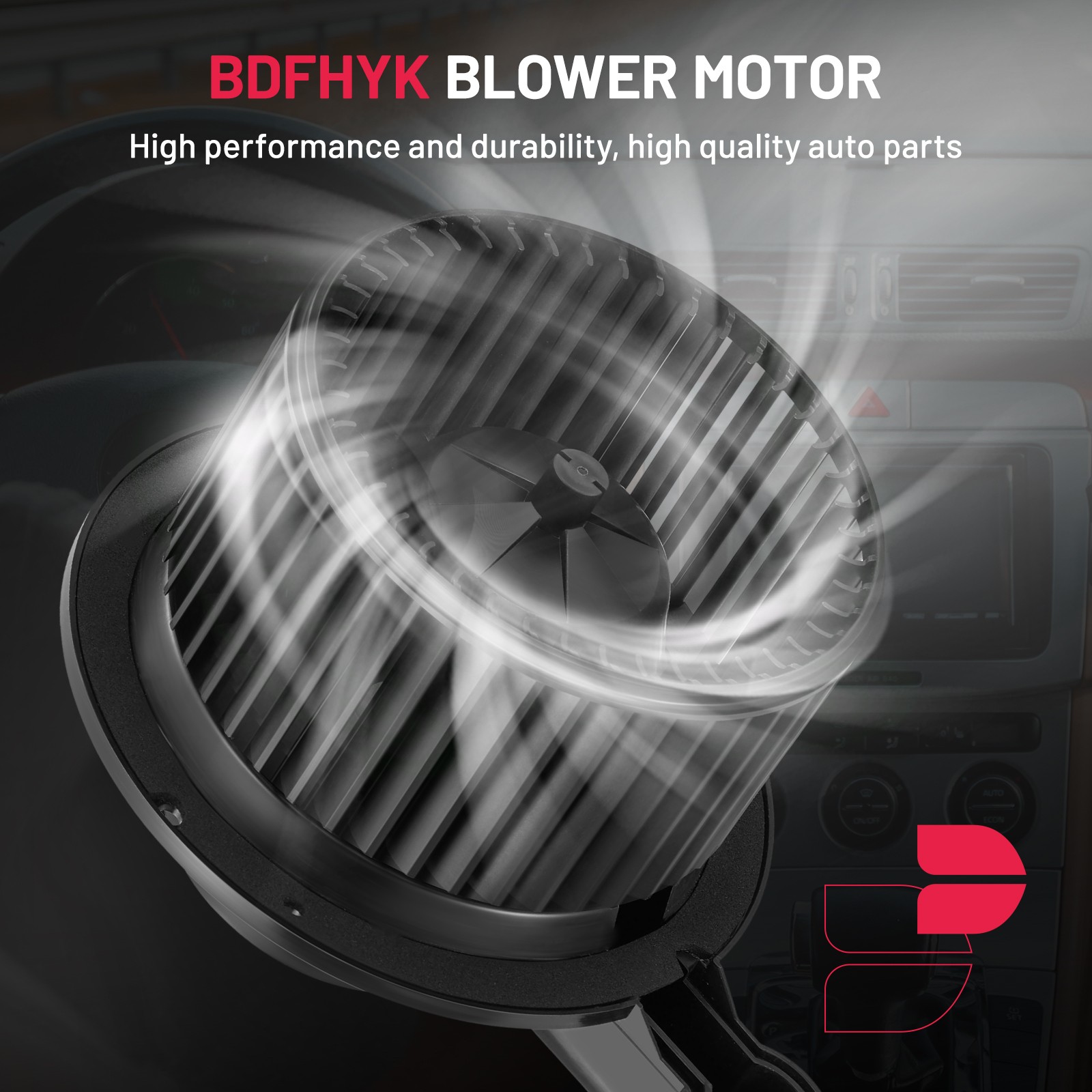 HVAC Heater Blower Motor With Fan Cage 700178 For 2006-2010 Ford Explorer