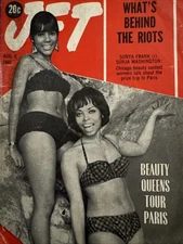 Beauty Queens Tour Paris August 4 1966 Jet Magazine What’s Behind The Riots