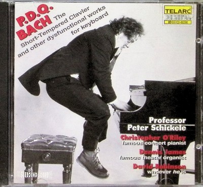 P.D.Q. Bach   Short-Tempered Clavier Dysfunctional Works Peter Schickele CD 1995