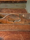 Rare Scarce Curly Tiger Maple Farmhouse Wooden Tool Tray Worn Primitive — photo 4