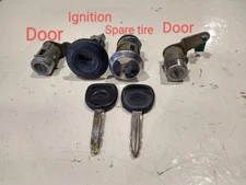 GM OEM Door Spare Tire Lock and Ignition with Keys 03-06 07 Classic
