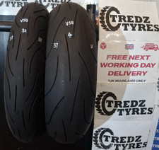 Michelin Pilot Power  180/55/17 &120/70/17 Motorcycle Tyres Partworn V58