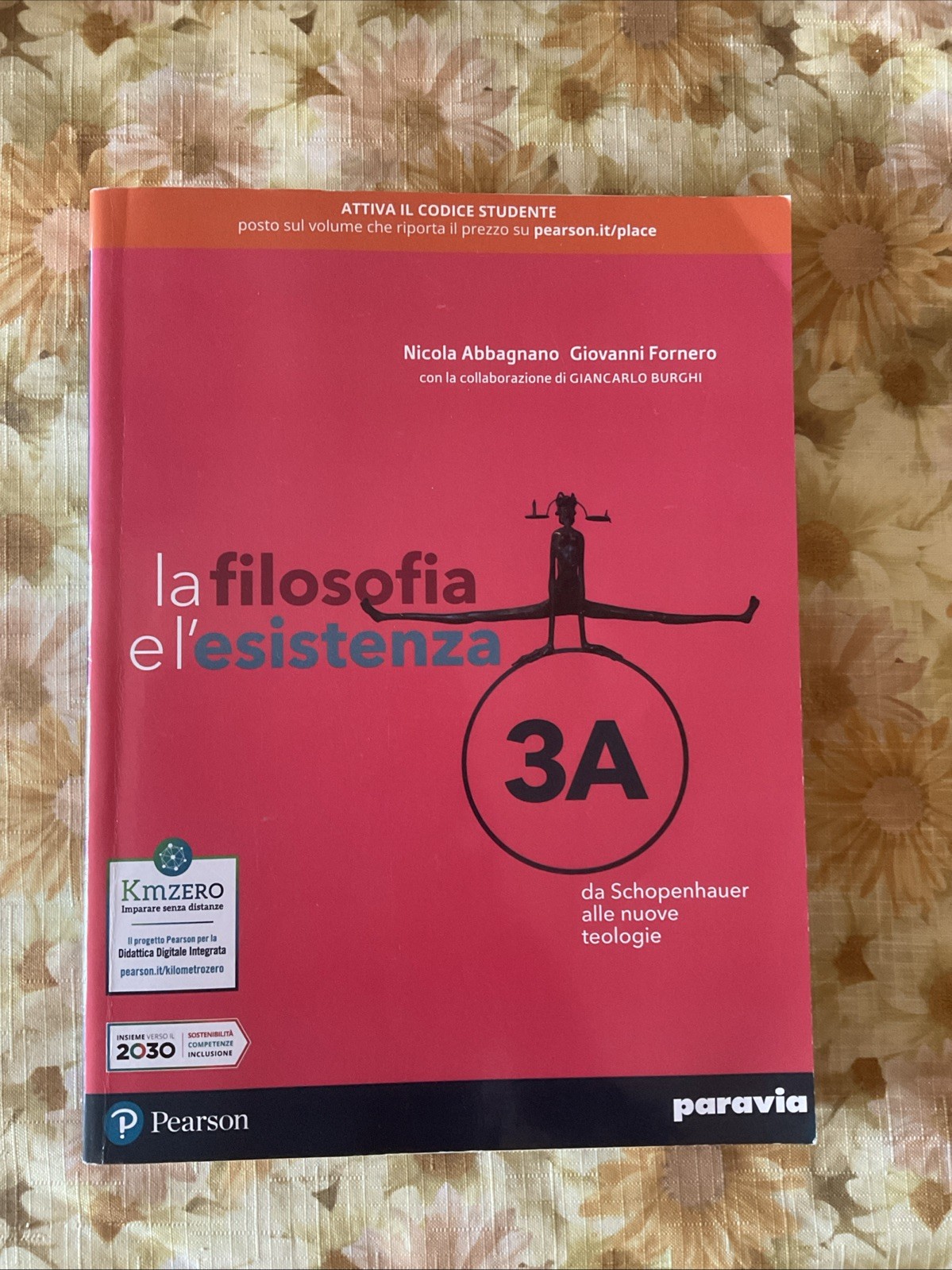 la filosofia e l'esistenza 3A ISBN 9788839537546