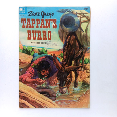 Zane Grey's Tappan's Burro #449 (1953) Dell Comics Z 1-2 FN