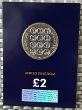 2022 Alexander Graham Bell £2 Two Pound Coin in BLUE CARD 100th Anniversary