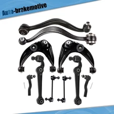 Front Upper Lower Control Arm Ball Joints Tie Rod End For Ford Fusion 2010-2012