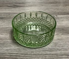 Vintage Depression Glass Bowl Medium Green