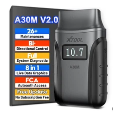 USED XTOOL A30M Car Bidirectional OBD2 Scanner All System Diagnostic Code Reader