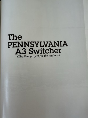 The Pennsylvania A3 Switcher: The First Project for the Beginner - Hiraoka - Picture 7 of 9