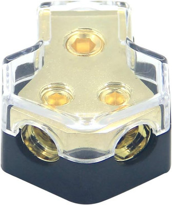 0/2/4 Gauge in 4/8/10 Gauge Out Amp Power Distribution Block Car Audio Splitter