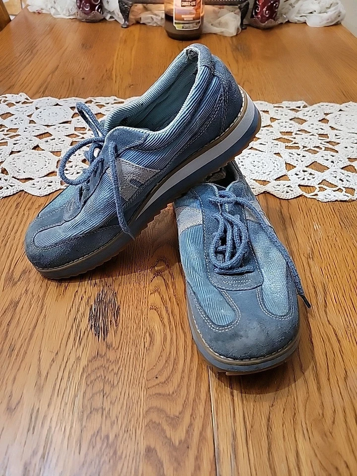 Zapato de pana vintage años 90 para hombre Airwalk azul talla 8,5. Foto 2 de 4