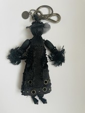 Authentic Prada “Tracy” Trick Doll Keyring (1AR608) – Nero (Black).