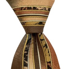 Corbata VITALIANO PANCALDI Para Hombres 100% Seda ITALIA Lujo Geométrica Multicolor Usada en Excelente Condición