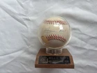 Willie Mays Signed Baseball Auto 660 Career Home Runs Display w/ COA Giants HOF