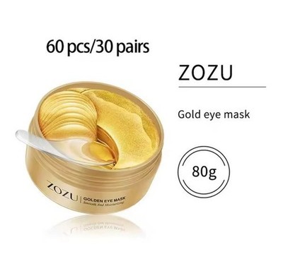 60 Stück 24k Gold&Avocado Augenpads Eye Pads Augenpads Gegen Tränensäcke Ringe