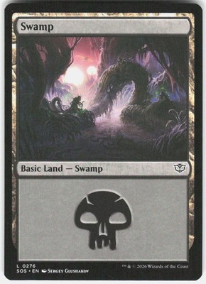 値下げ‼️MTG Swamp アルファ2枚　ベータ3枚　計5枚セット Swamp 276 Secrets of Strixhaven Magic the Gathering | eBay