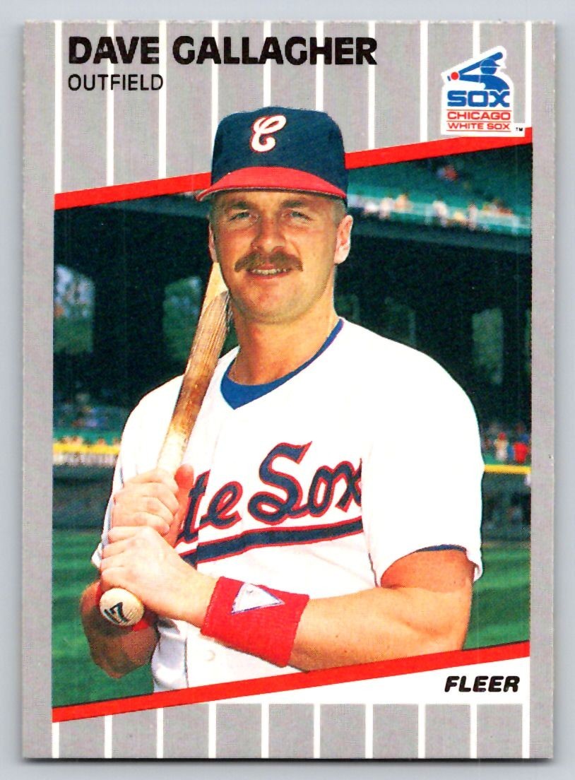 1989 Fleer - Dave Gallagher #496 - *Near Mint-Mint*