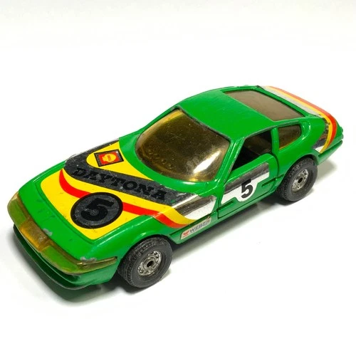 Vintage Corgi 300 Ferrari Daytona Rally Car Green 1:36 Diecast Vehicle