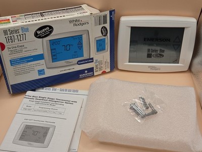 White Rodgers Emerson 1F97-1277 Big Blue Single Programmable Thermostat NEW