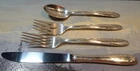 TOWLE Sterling Silver Madeira 4 Piece Setting, Excellent, No Mono, 130 grams