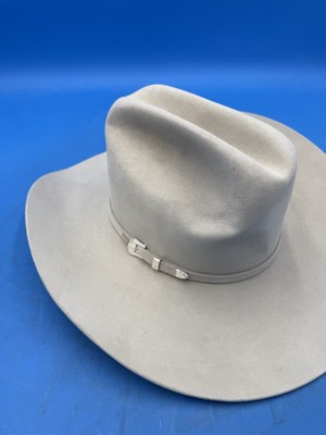 Resistol Midnight 4X Beaver Silverbelly Cowboy Western Hat 6 7/8 L