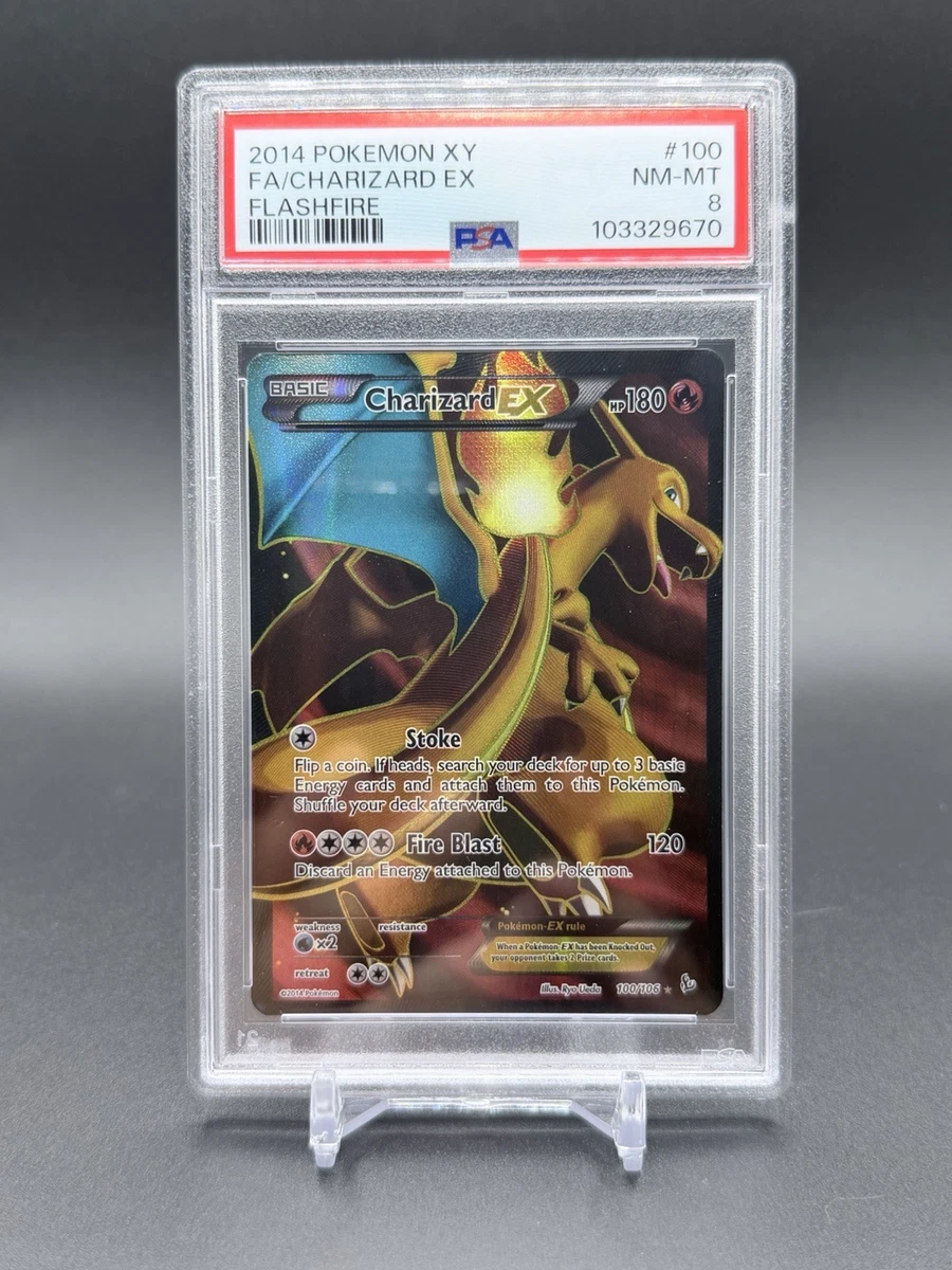 Fire Pokémon TCG Ultra Rare XY Full Art Individual Trading Card
