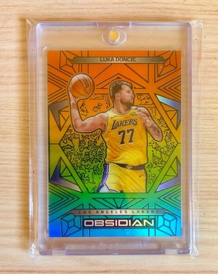 2024-25 PANINI OBSIDIAN LUKA DONCIC HOT SPRINGS FLOOD 03/15 SP NO. 85