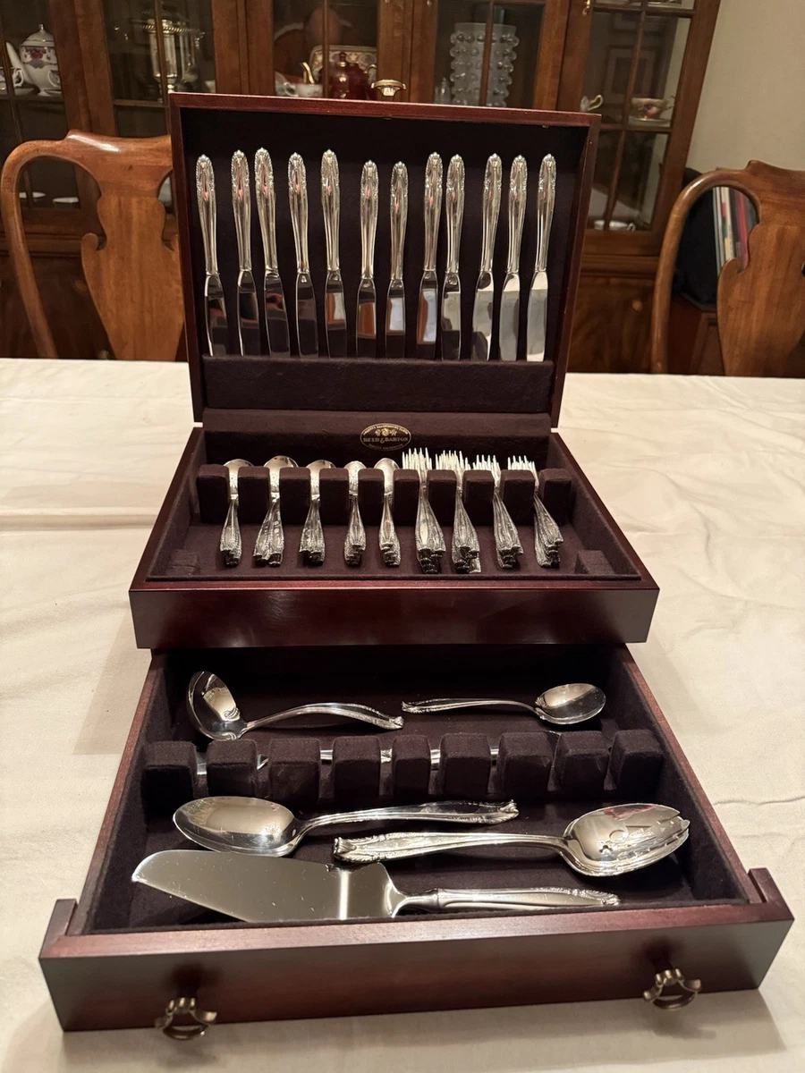 Sterling Silver Flatware Set for 12 for sale | eBay