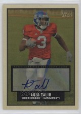 2009 Topps Magic Auto Aqib Talib #96 Auto s1i