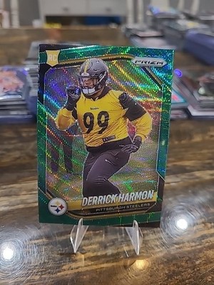 2025 Panini Prizm Derrick Harmon Green Wave Rookie