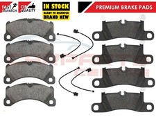 FOR PORSCHE CAYENNE 92A 2010- FRONT REAR BRAKE PADS WEAR WIRES SENSORS