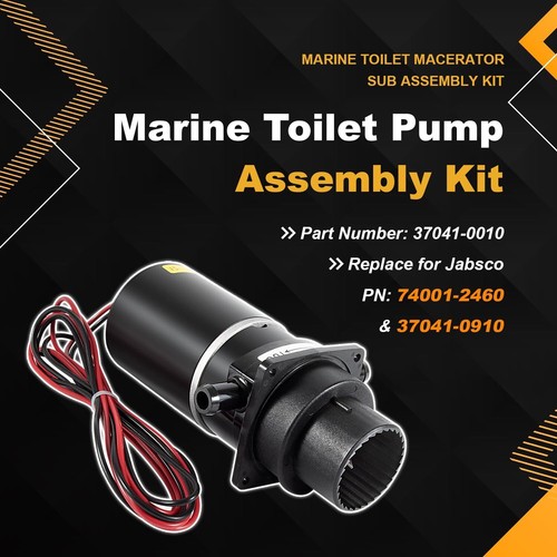 For Jabsco 37010 37041-0010 Marine Electric Toilet Macerator Sub Assembly - Picture 4 of 8