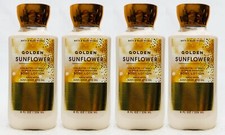 4 Bath Body Works GOLDEN SUNFLOWER Body Lotion Cream 8 oz