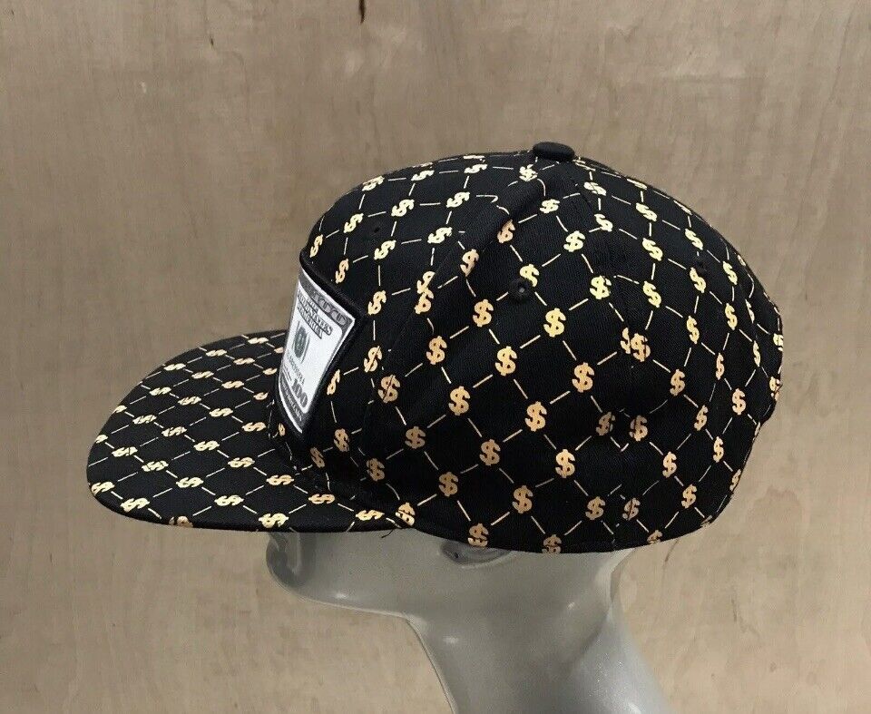 $100 BILL BENJAMIN Patch Adjustable Snapback Hat … - image 3