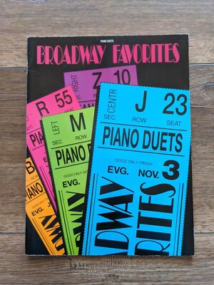 BROADWAY FAVORITES: BIG NOTE PIANO DUETS Hal Leonard Publishing Corp. Good MUS